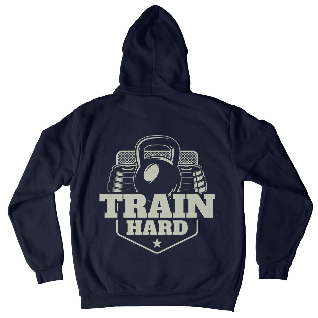 Train Hard Kids Crew Neck Hoodie Gym B365