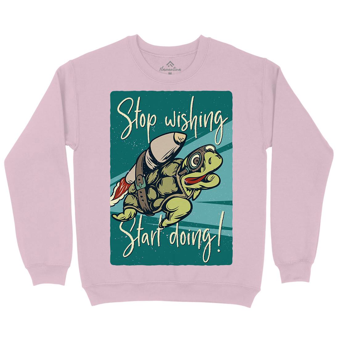 Turtle Rocket Kids Crew Neck Sweatshirt Animals B367