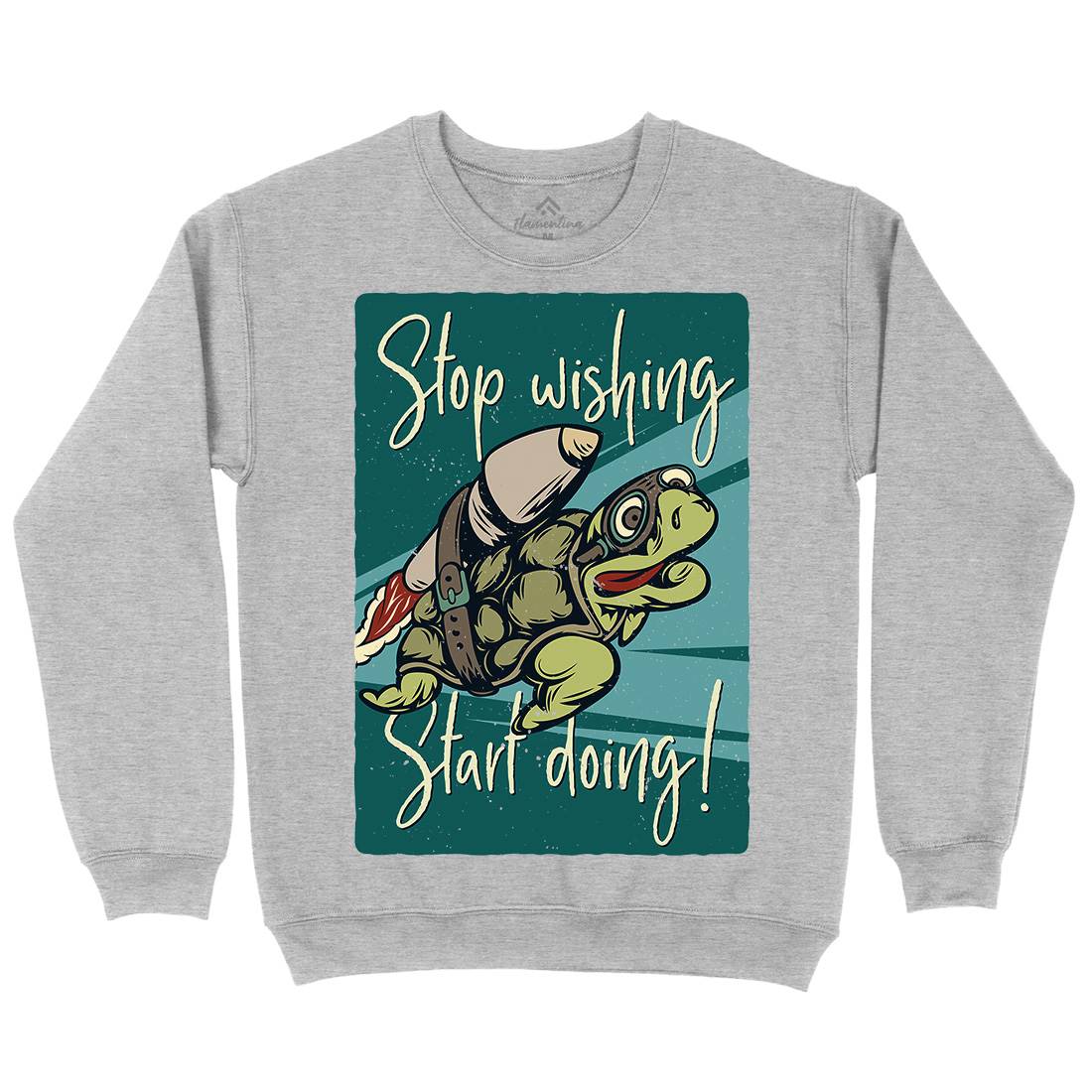 Turtle Rocket Kids Crew Neck Sweatshirt Animals B367