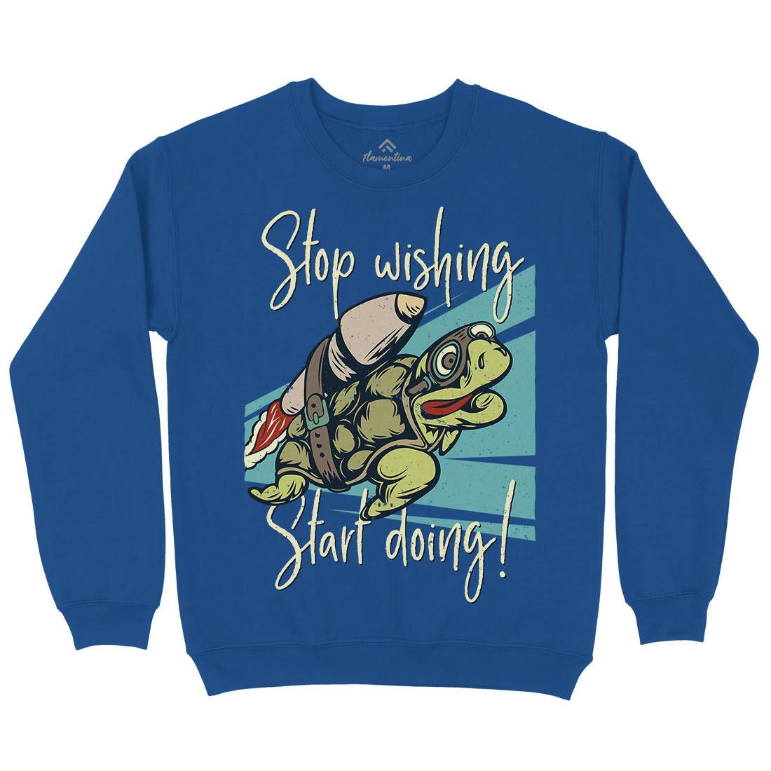 Turtle Rocket Kids Crew Neck Sweatshirt Animals B367