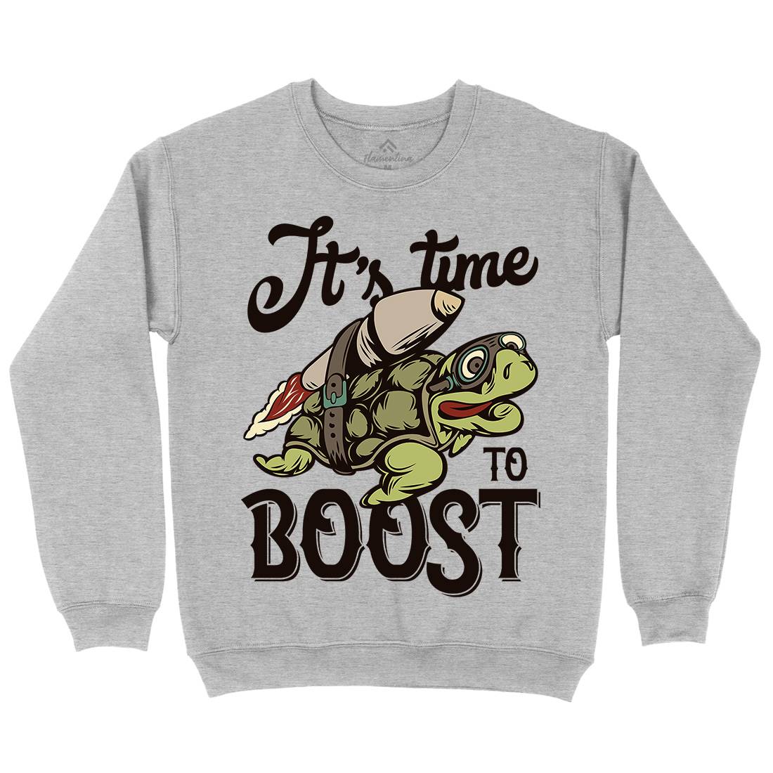 Turtle Rocket Kids Crew Neck Sweatshirt Animals B368