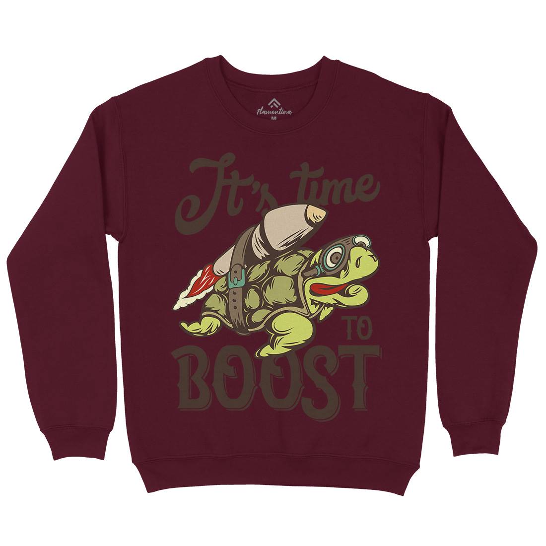 Turtle Rocket Kids Crew Neck Sweatshirt Animals B368