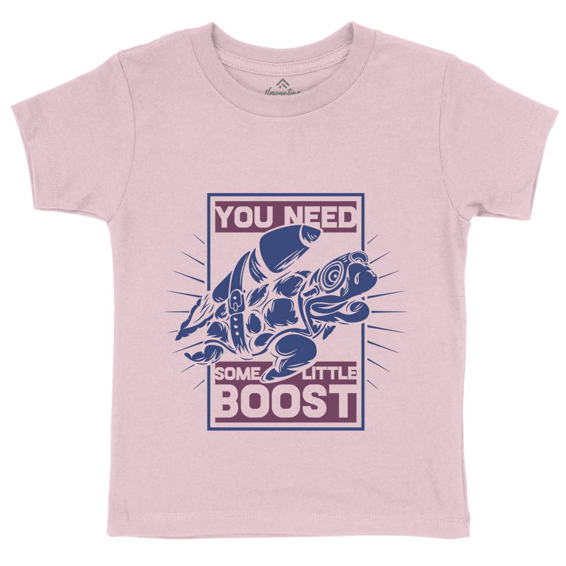Turtle Rocket Kids Crew Neck T-Shirt Animals B369