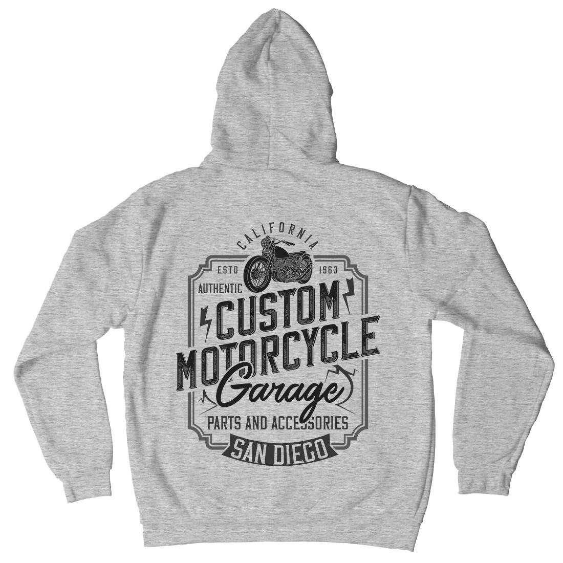 Custom Mens Hoodie With Pocket Motorcycles B370
