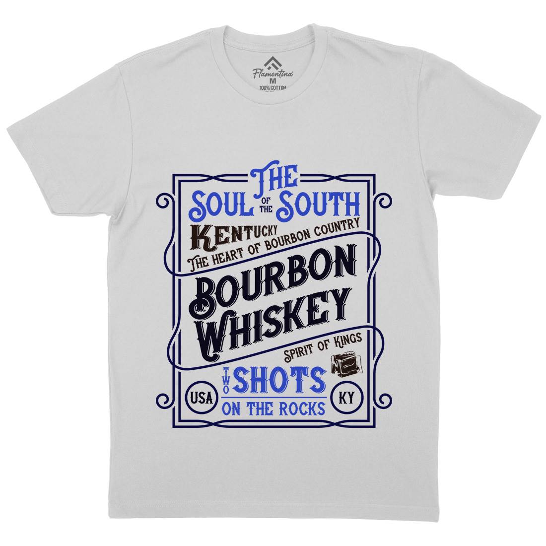 Whiskey Mens Crew Neck T-Shirt Drinks B371