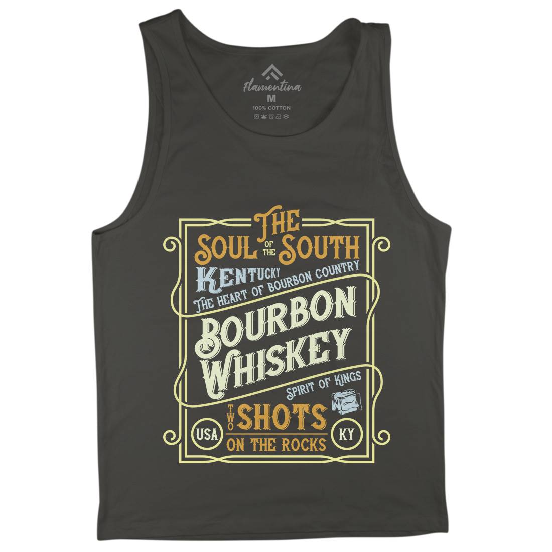 Whiskey Mens Tank Top Vest Drinks B371