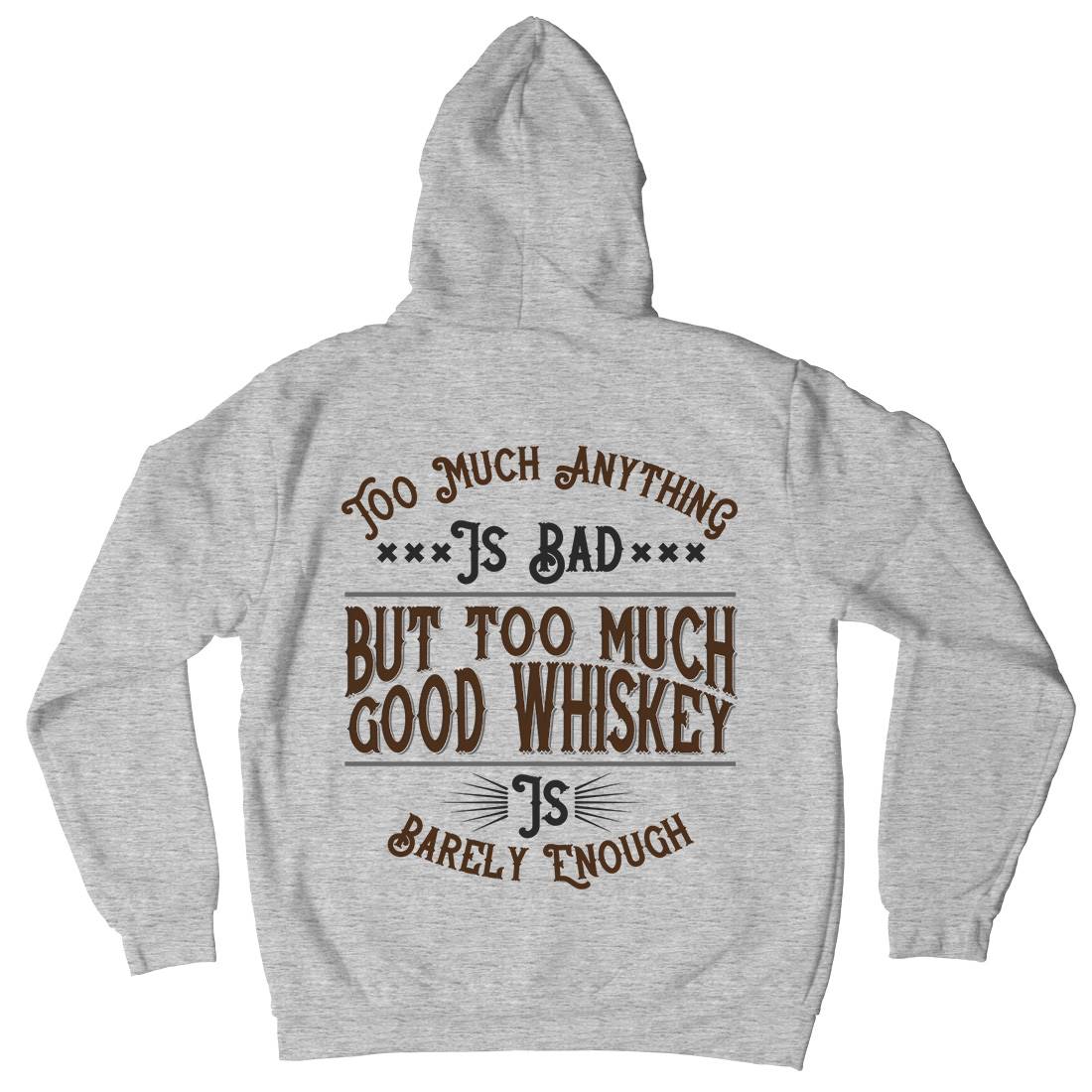 Good Whiskey Mens Hoodie With Pocket Drinks B372