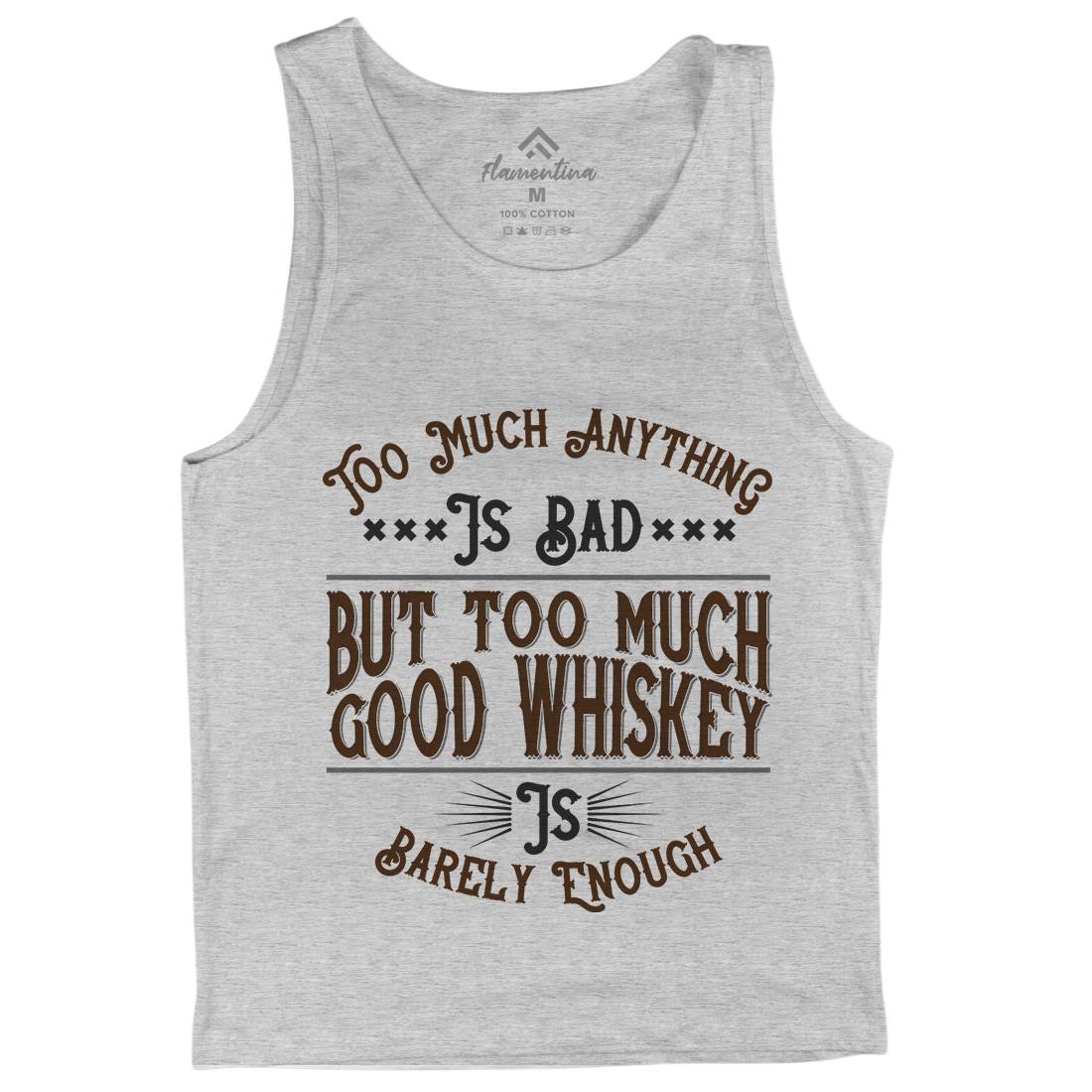 Good Whiskey Mens Tank Top Vest Drinks B372