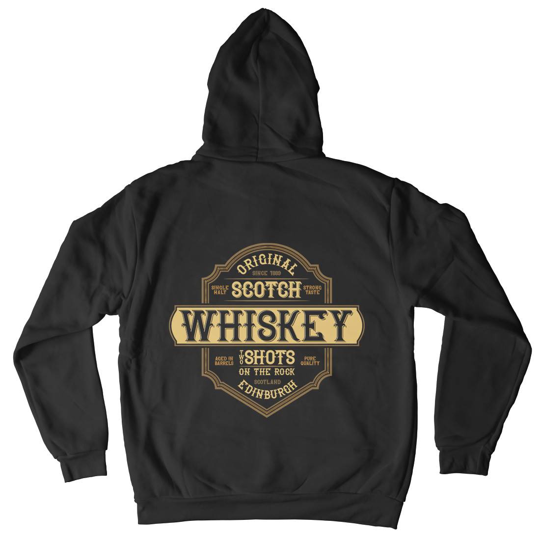 Scotch Whiskey Kids Crew Neck Hoodie Drinks B373