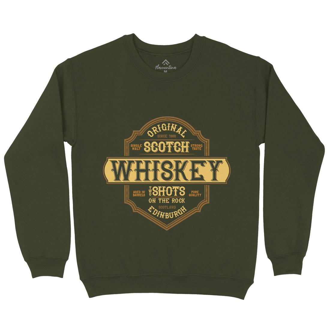 Scotch Whiskey Mens Crew Neck Sweatshirt Drinks B373