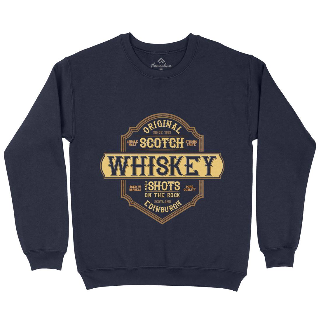 Scotch Whiskey Mens Crew Neck Sweatshirt Drinks B373