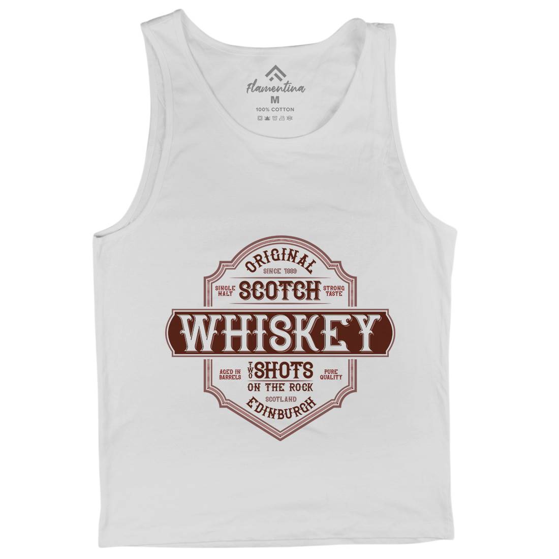 Scotch Whiskey Mens Tank Top Vest Drinks B373