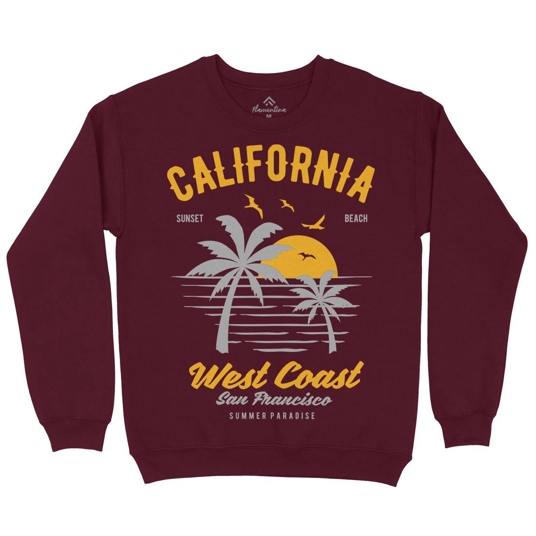 California West Coast Kids Crew Neck Sweatshirt Nature B390