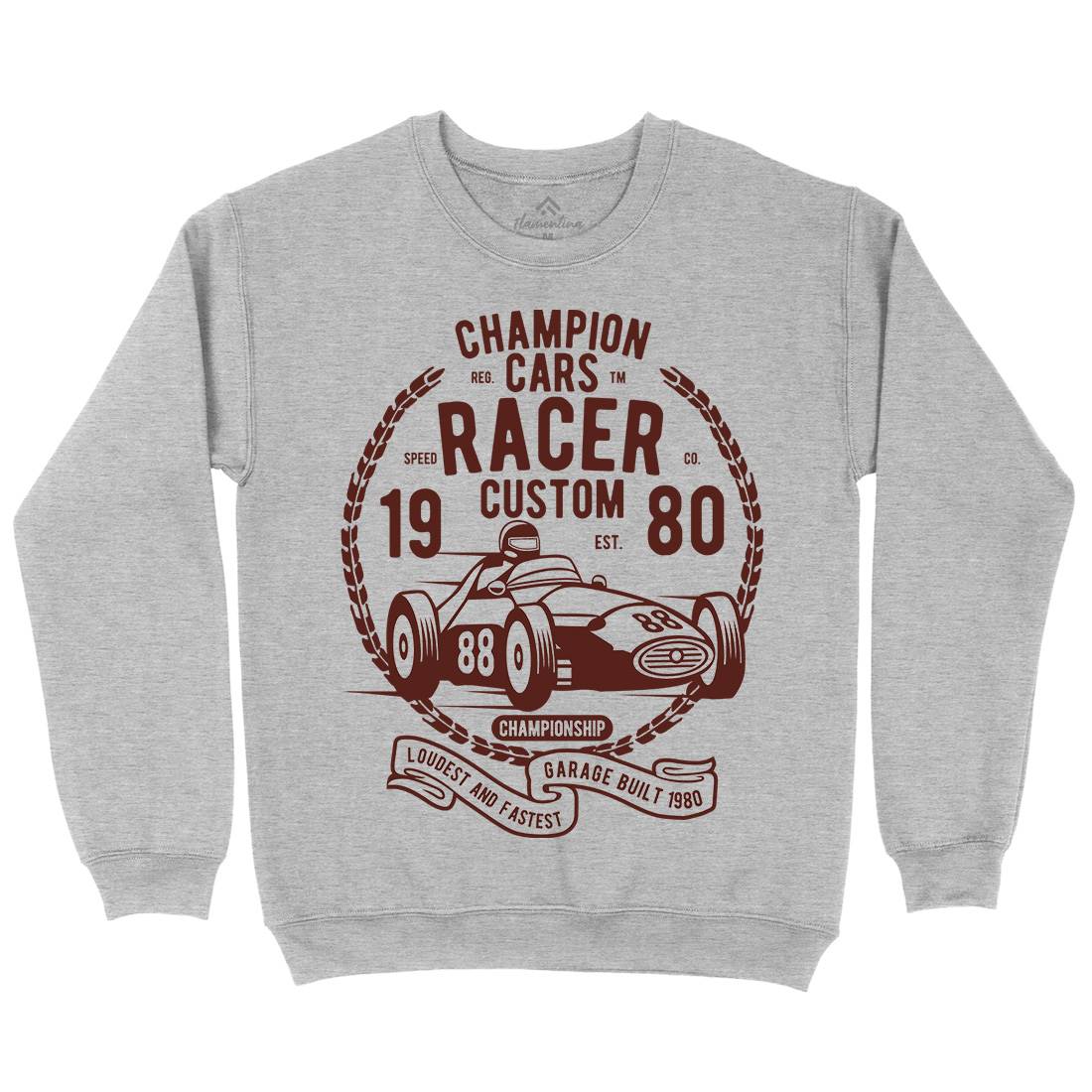 Champion Cars Racer Mens Crew Neck Sweatshirt Cars B395