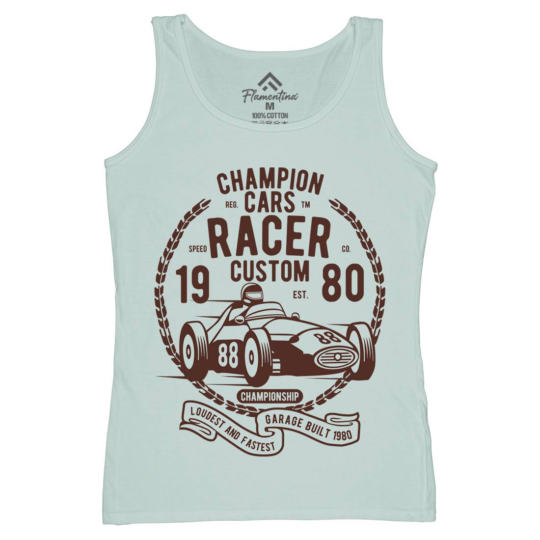 Champion Cars Racer Womens Organic Tank Top Vest Cars B395