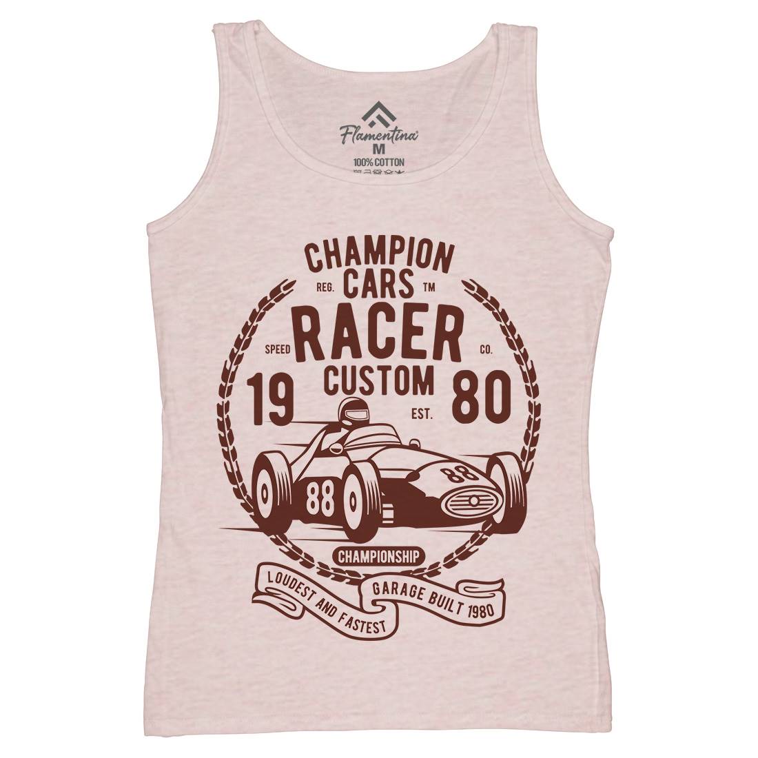 Champion Cars Racer Womens Organic Tank Top Vest Cars B395