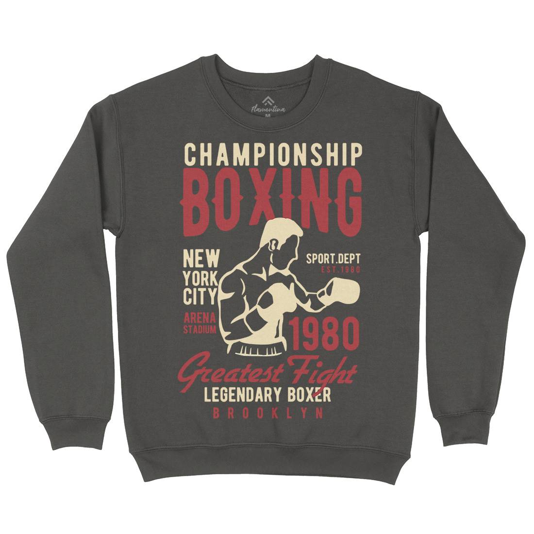 Championship Boxing Mens Crew Neck Sweatshirt Sport B396