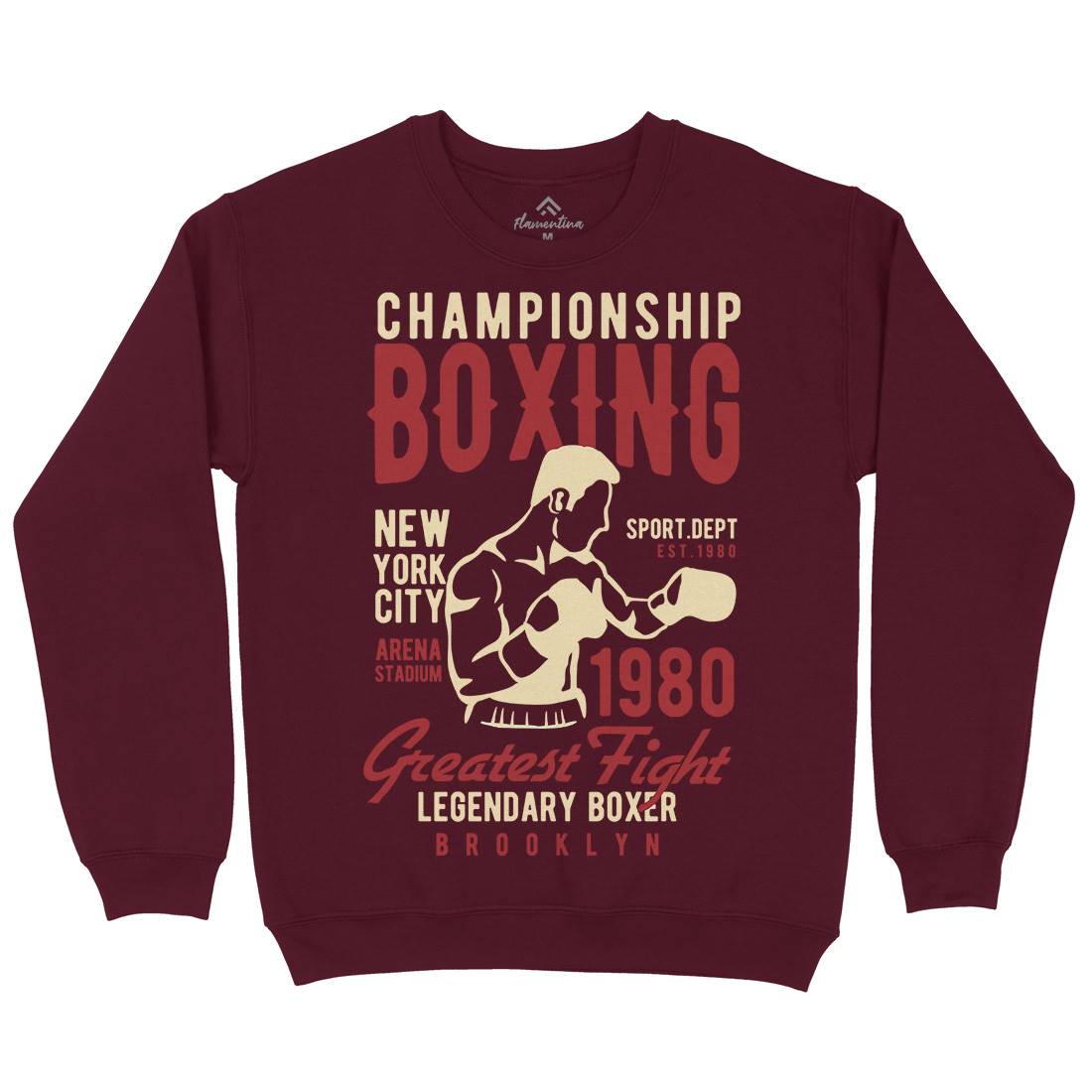 Championship Boxing Mens Crew Neck Sweatshirt Sport B396