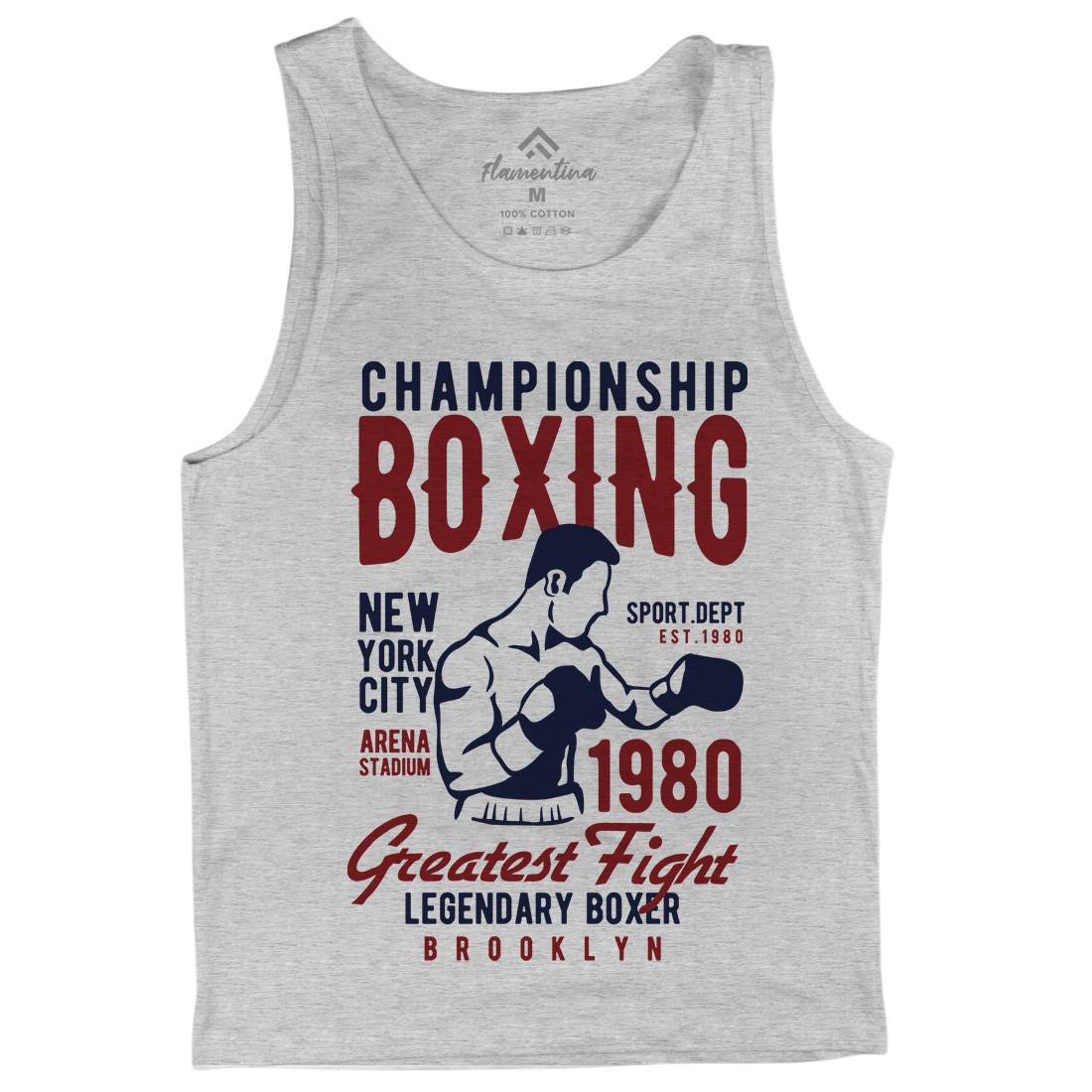 Championship Boxing Mens Tank Top Vest Sport B396