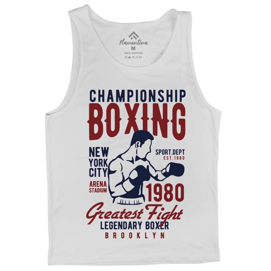 Championship Boxing Mens Tank Top Vest Sport B396