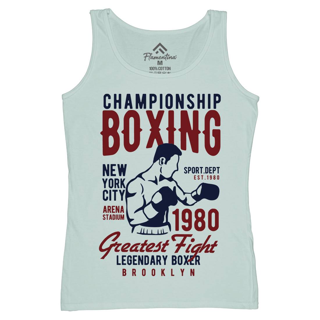 Championship Boxing Womens Organic Tank Top Vest Sport B396
