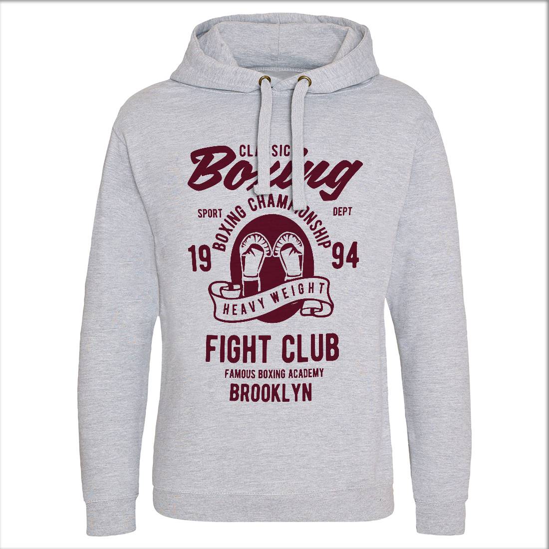 Classic Boxing Mens Hoodie Without Pocket Sport B397