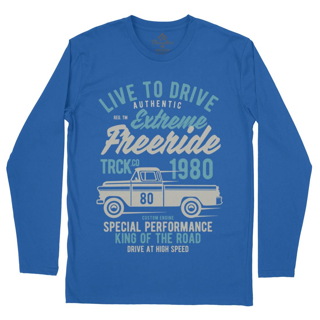 Extreme Freeride Truck Mens Long Sleeve T-Shirt Cars B401