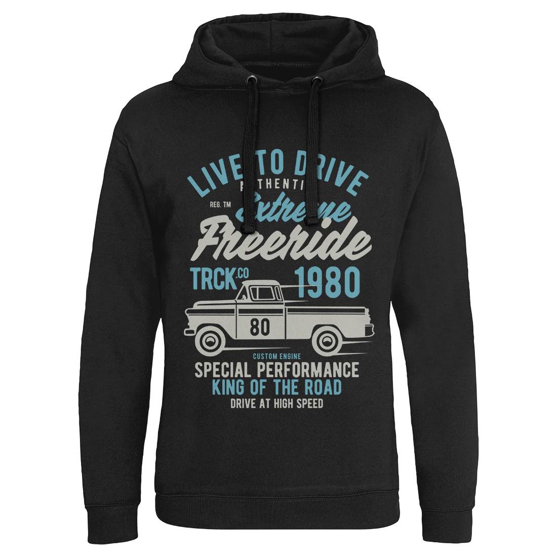 Extreme Freeride Truck Mens Hoodie Without Pocket Cars B401