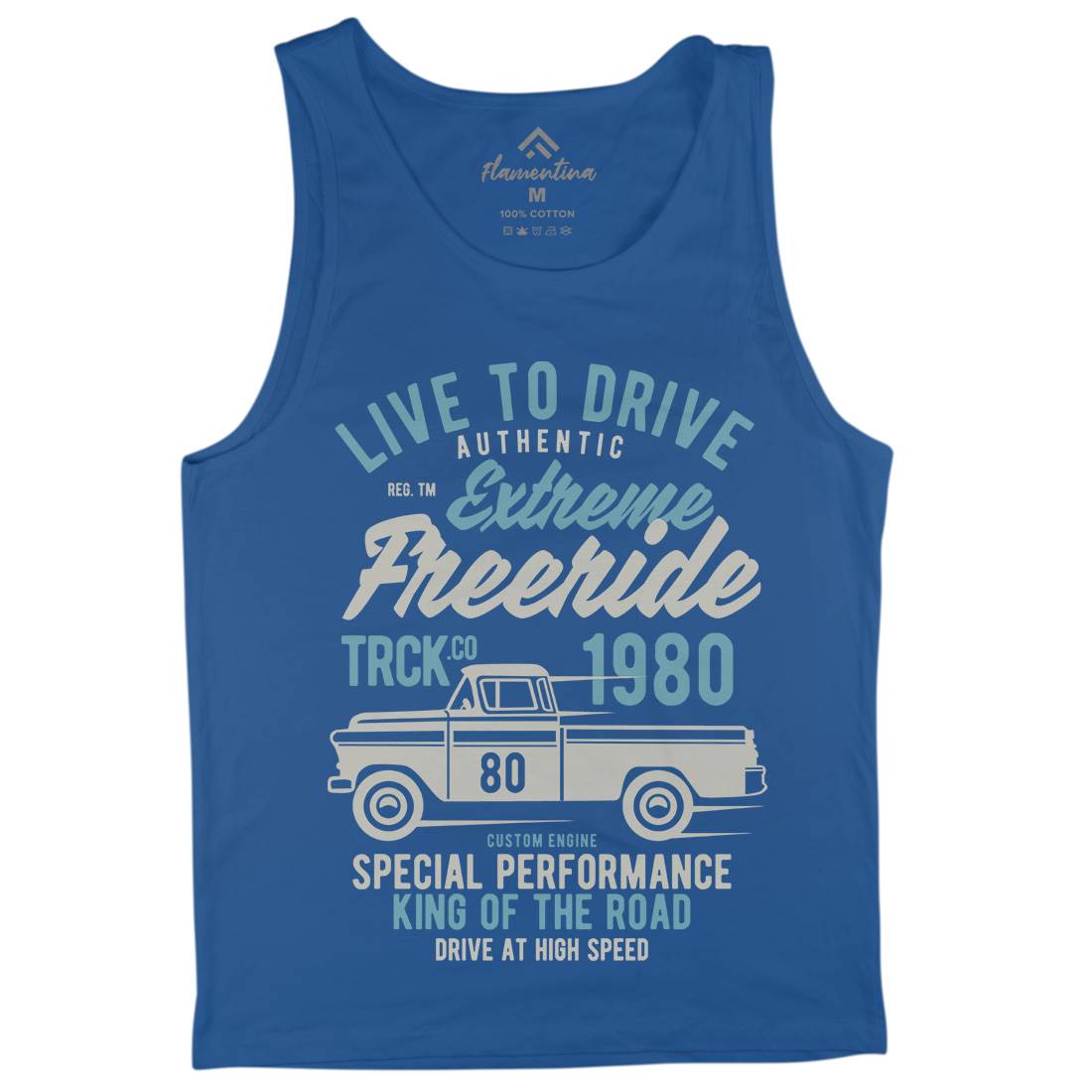 Extreme Freeride Truck Mens Tank Top Vest Cars B401