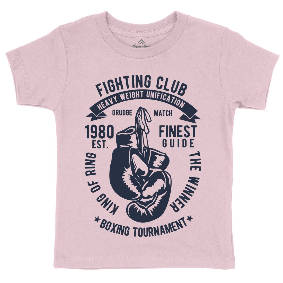 Fighting Club Kids Organic Crew Neck T-Shirt Sport B402