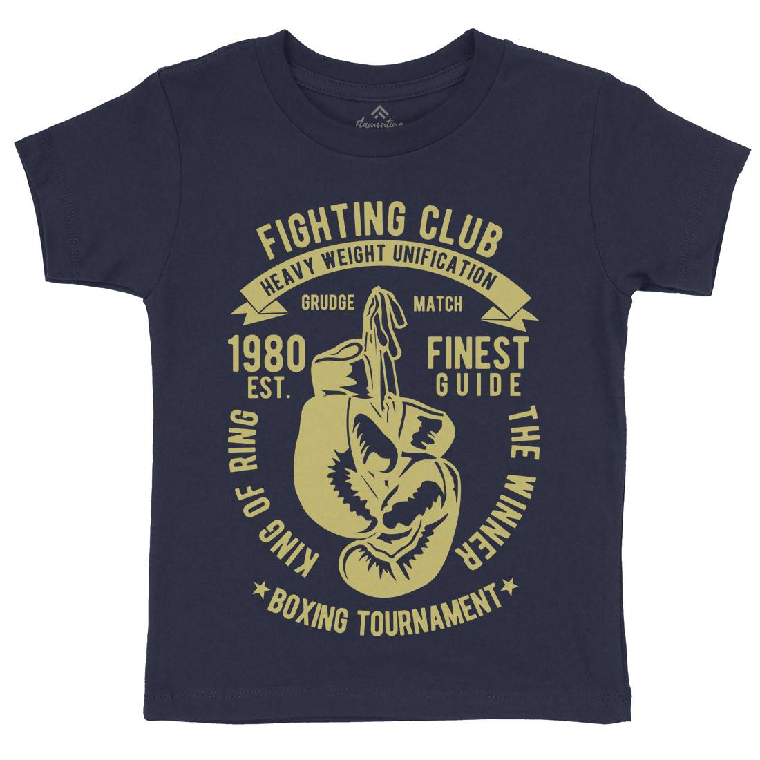 Fighting Club Kids Organic Crew Neck T-Shirt Sport B402