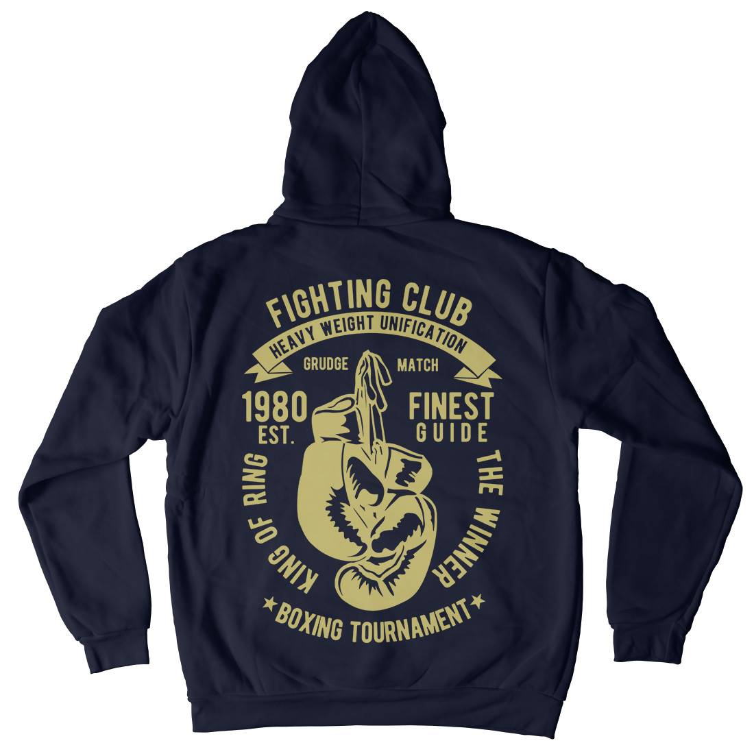Fighting Club Mens Hoodie With Pocket Sport B402