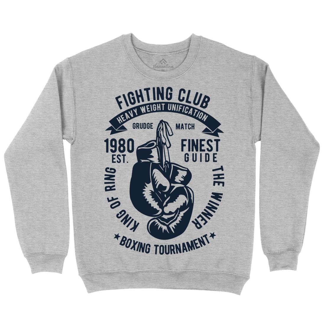 Fighting Club Mens Crew Neck Sweatshirt Sport B402
