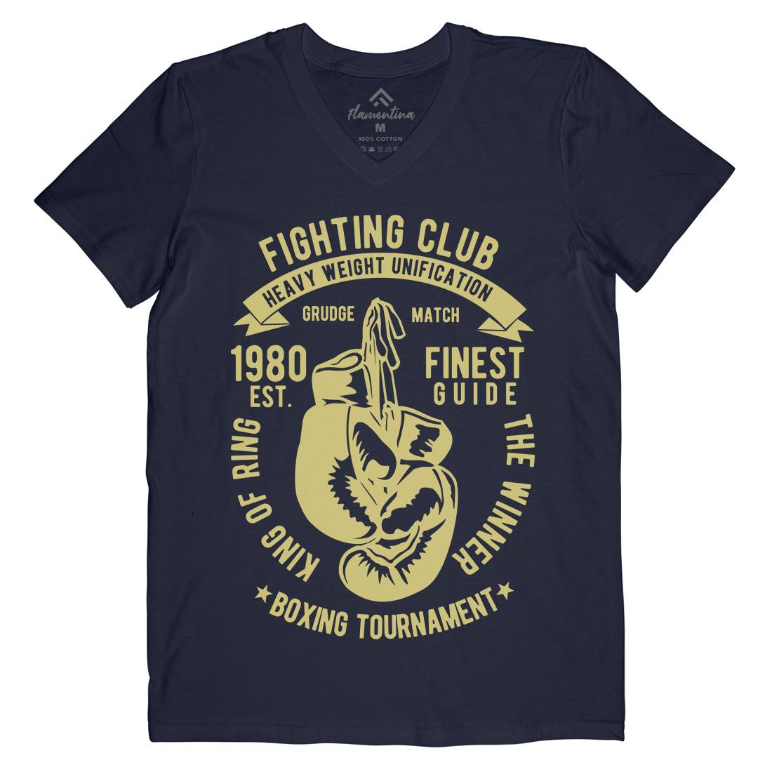 Fighting Club Mens V-Neck T-Shirt Sport B402