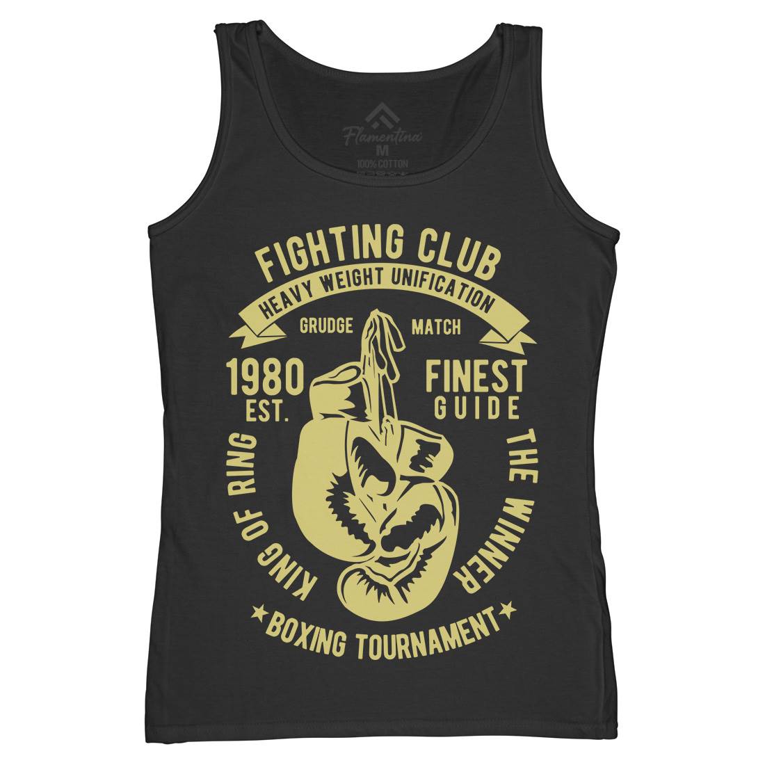 Fighting Club Womens Organic Tank Top Vest Sport B402