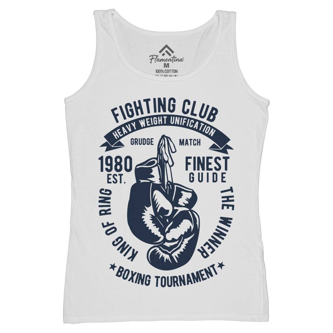 Fighting Club Womens Organic Tank Top Vest Sport B402