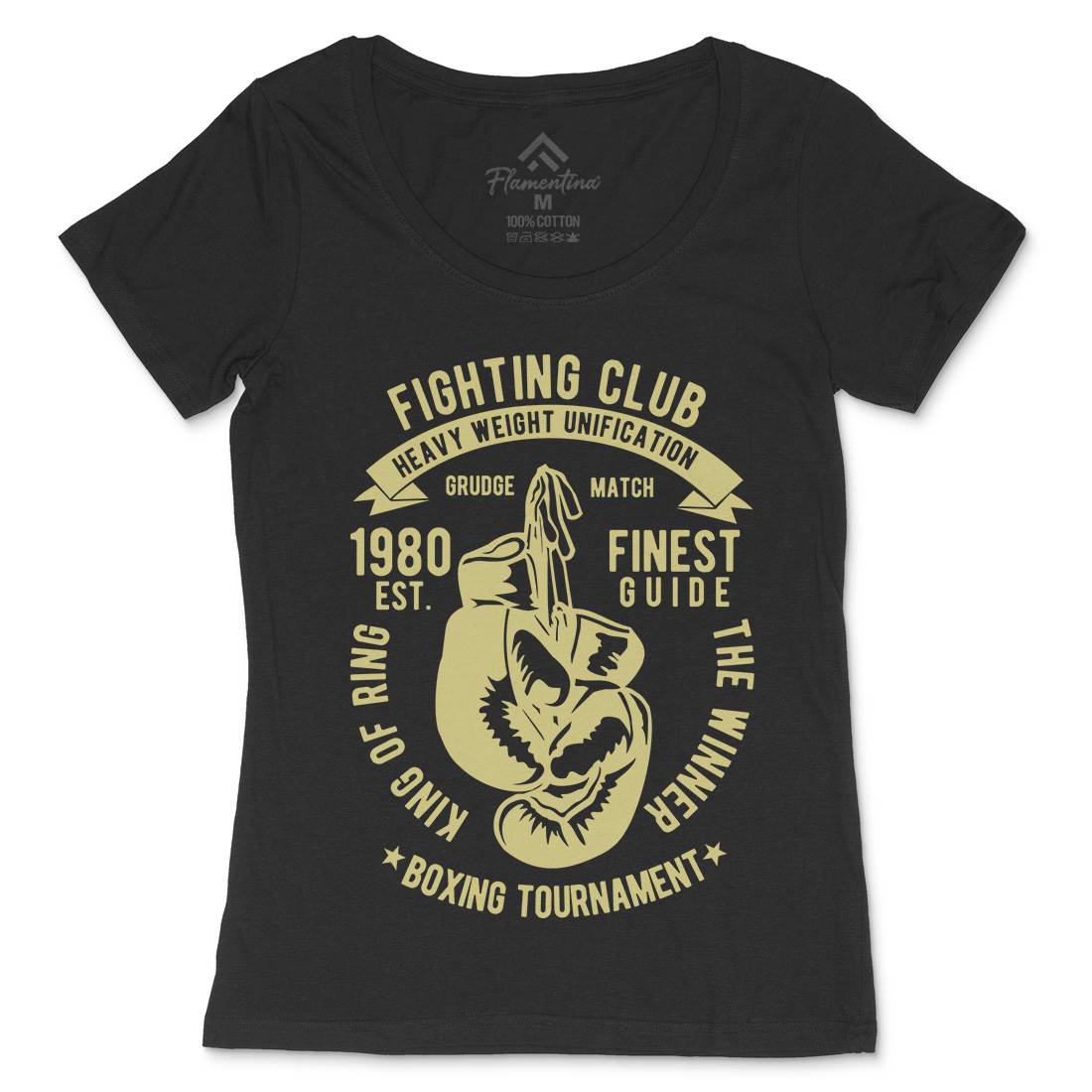 Fighting Club Womens Scoop Neck T-Shirt Sport B402