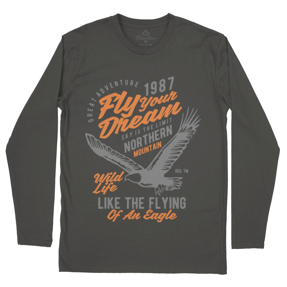 Fly Your Dream Mens Long Sleeve T-Shirt Animals B404