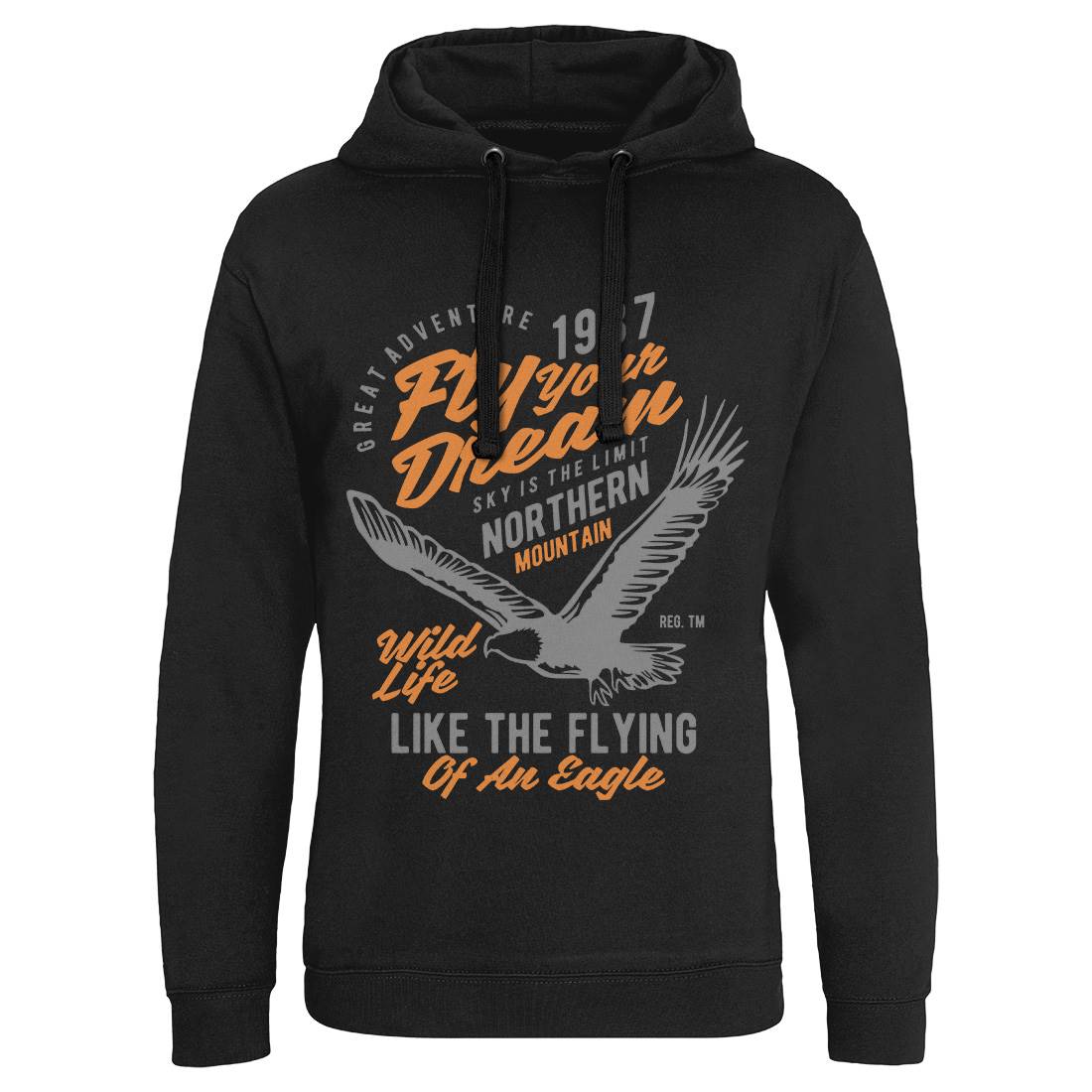 Fly Your Dream Mens Hoodie Without Pocket Animals B404