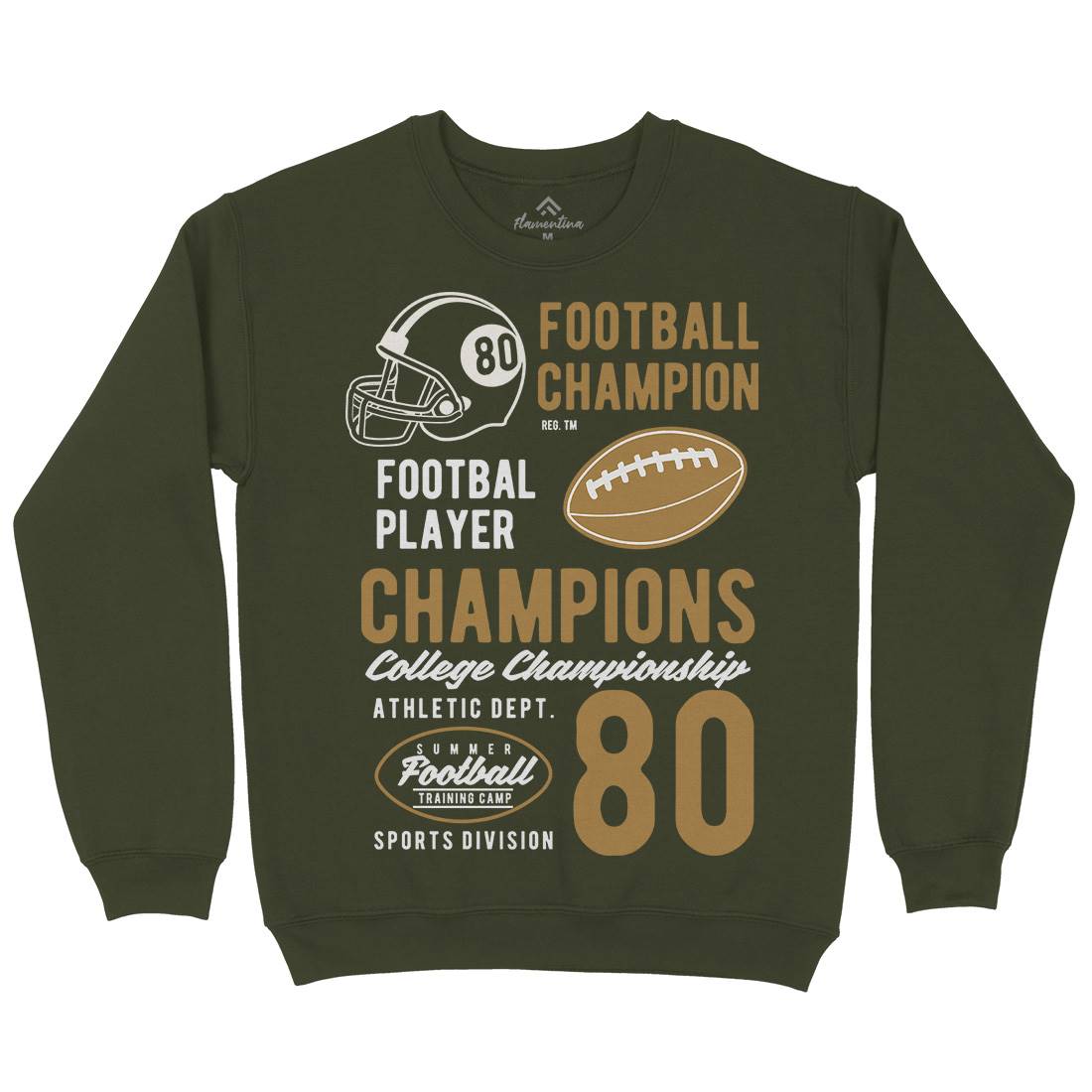 Football Champions Mens Crew Neck Sweatshirt Sport B405