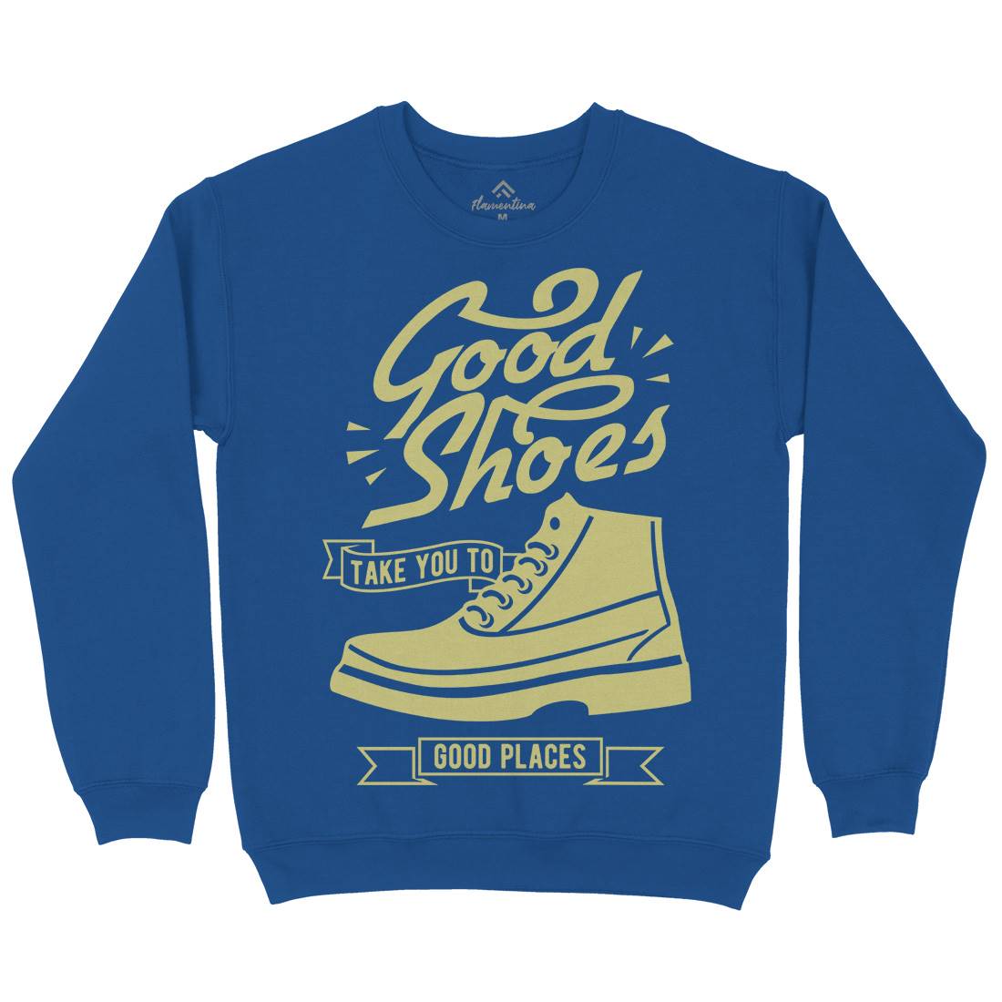 Good Shoes Mens Crew Neck Sweatshirt Retro B407