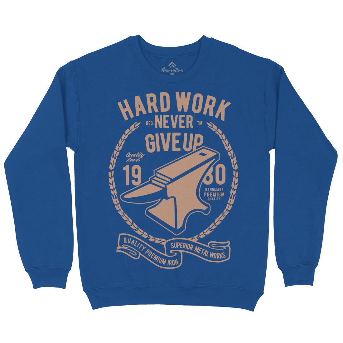 Hard Work Anvil Kids Crew Neck Sweatshirt Retro B408