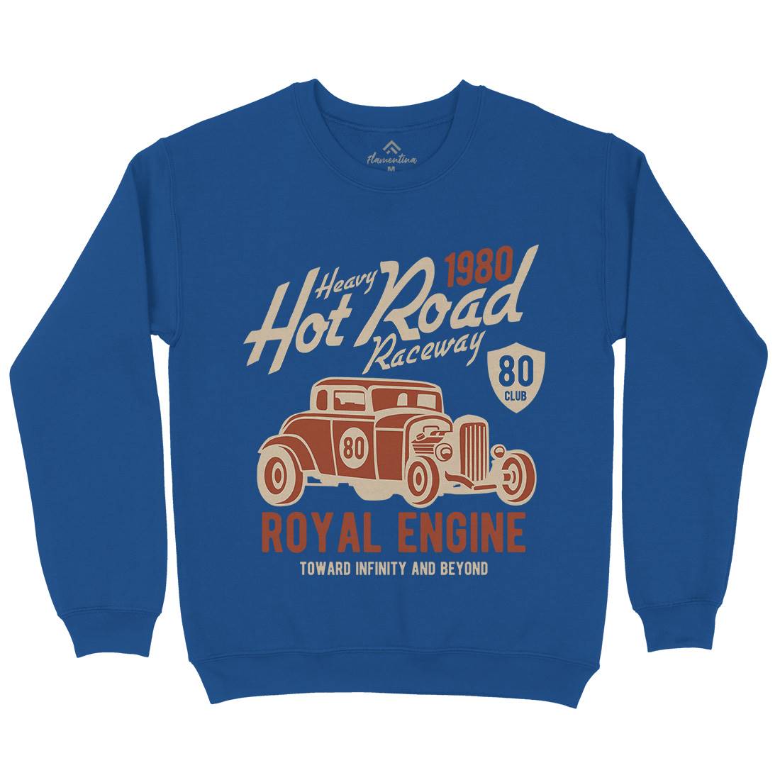 Heavy Hot Road Kids Crew Neck Sweatshirt Cars B411