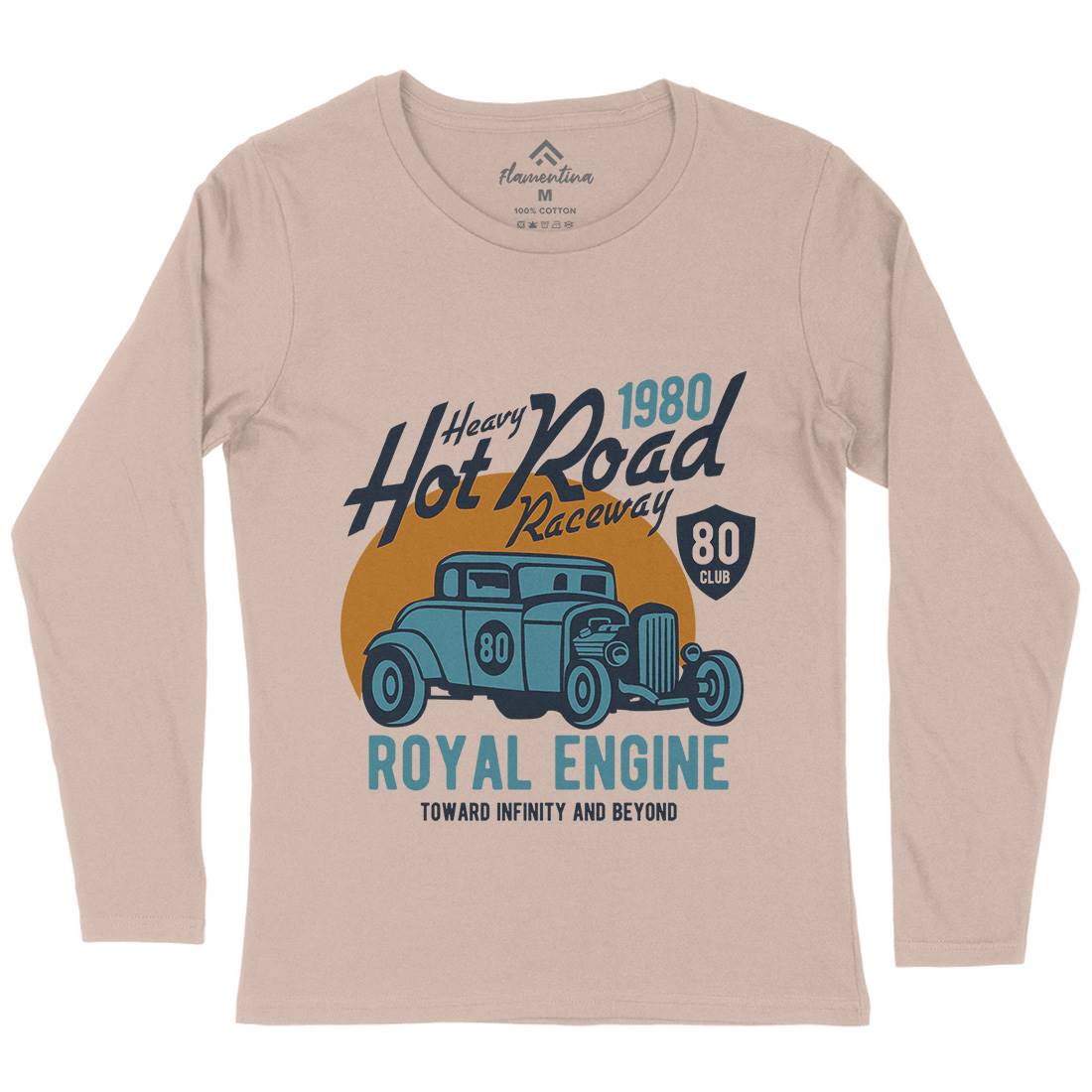 Heavy Hot Road Womens Long Sleeve T-Shirt Cars B411