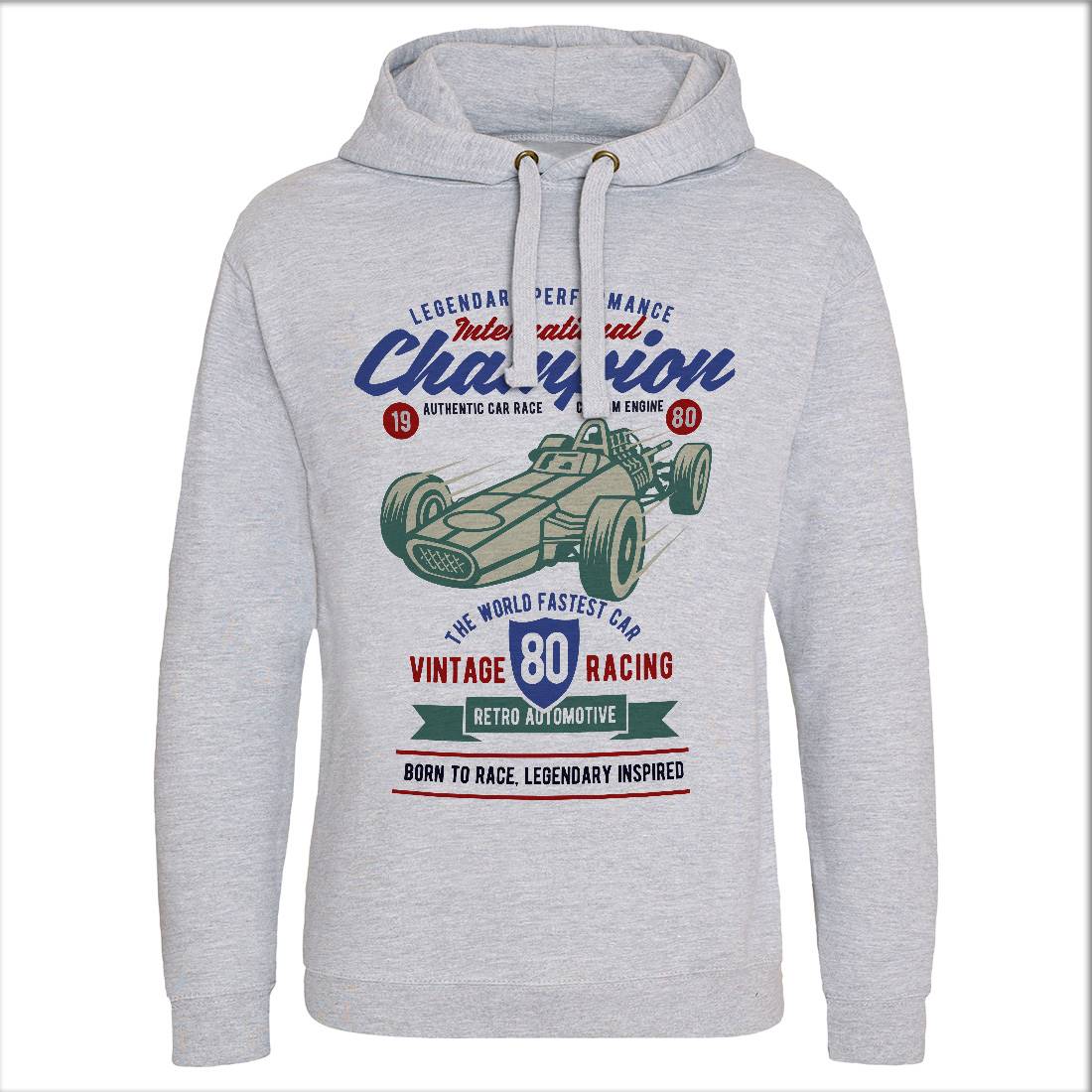 International Champion Car Race Mens Hoodie Without Pocket Cars B412