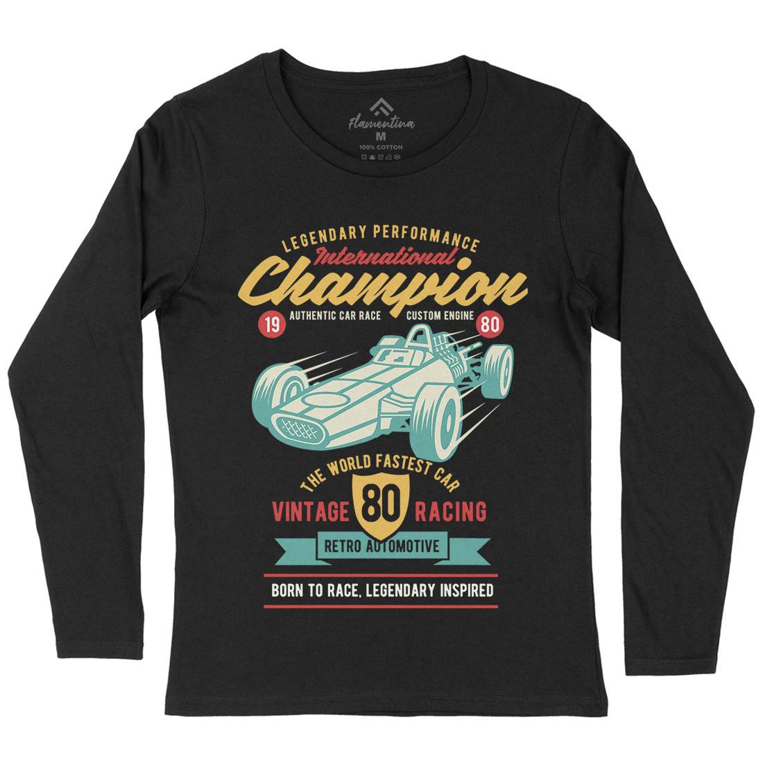 International Champion Car Race Womens Long Sleeve T-Shirt Cars B412