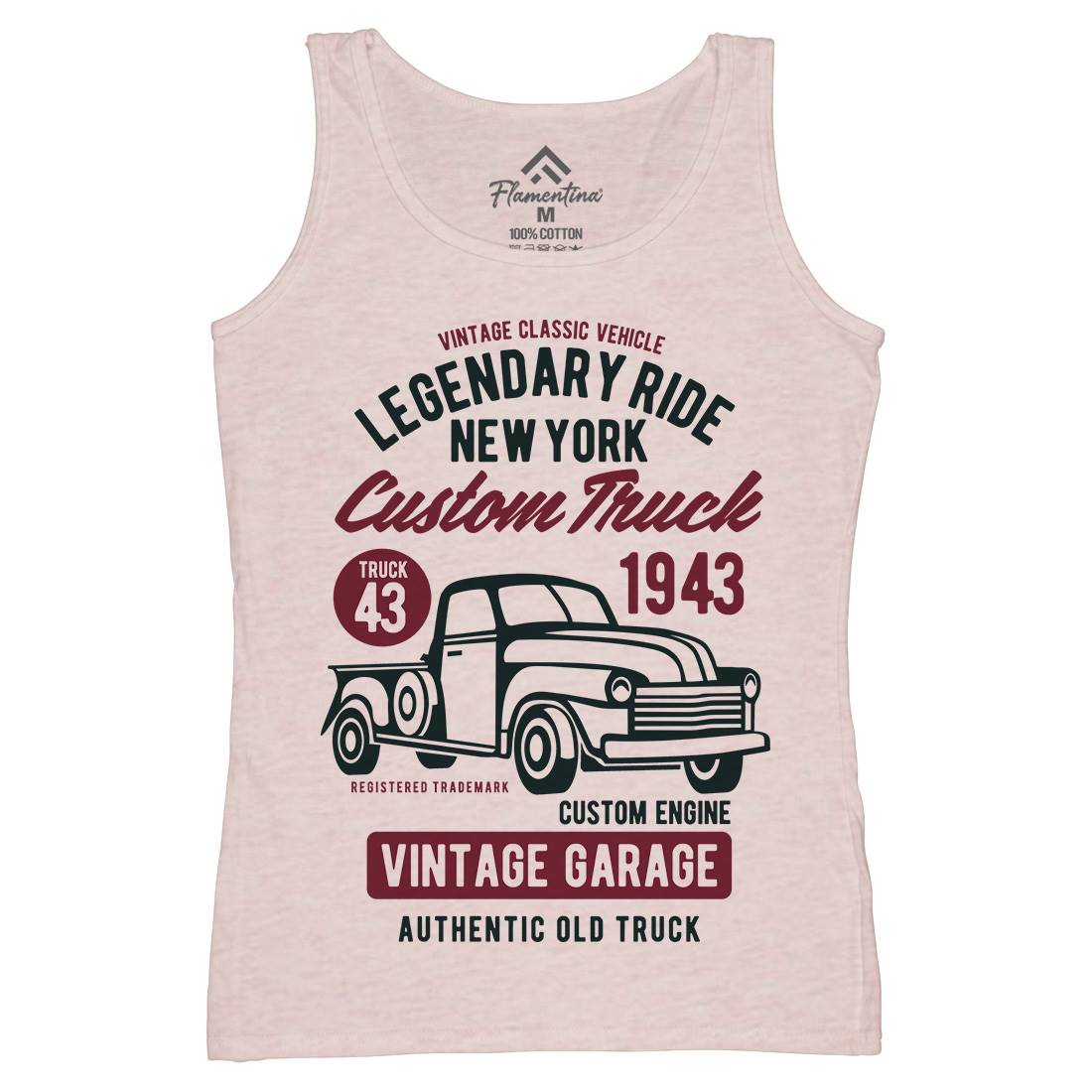 Legendary Ride Custom Truck Womens Organic Tank Top Vest Cars B415