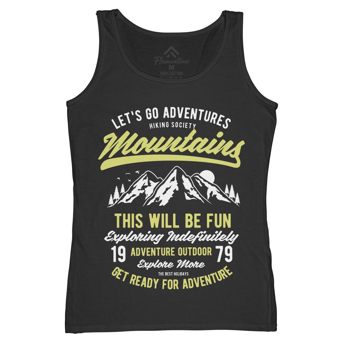 Lets Go Adventure Womens Organic Tank Top Vest Nature B416