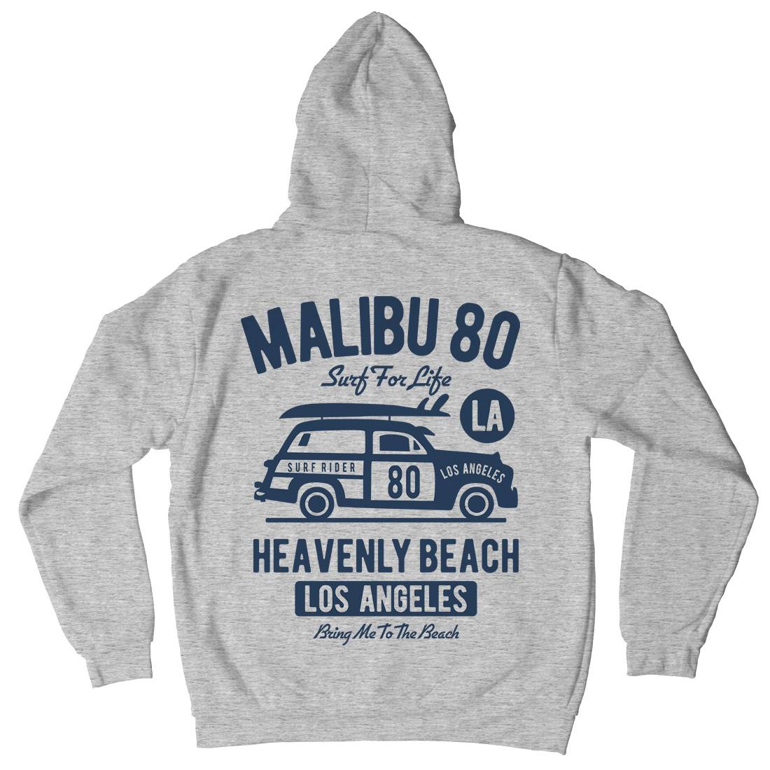 Malibu Kids Crew Neck Hoodie Cars B420