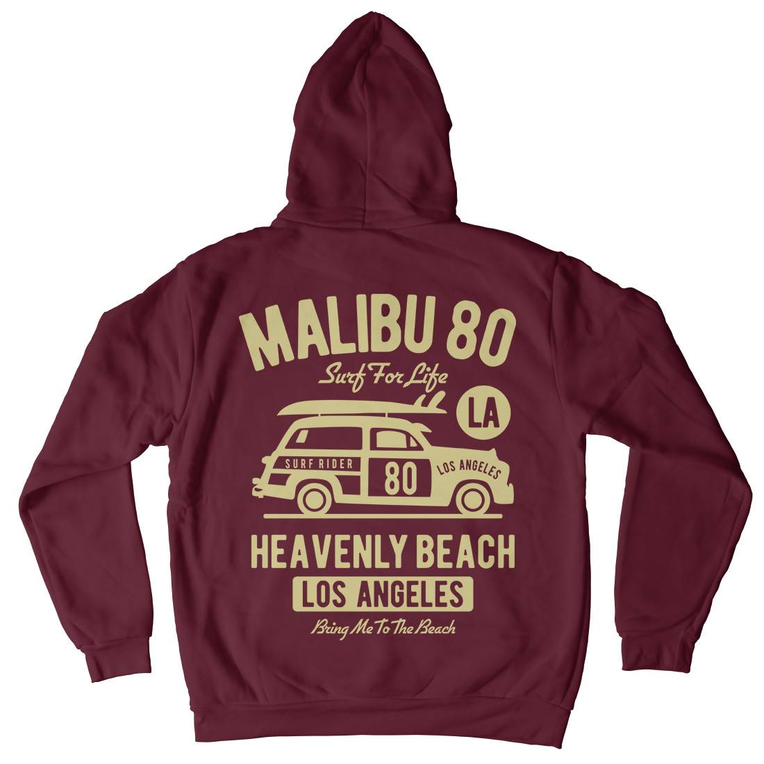 Malibu Kids Crew Neck Hoodie Cars B420